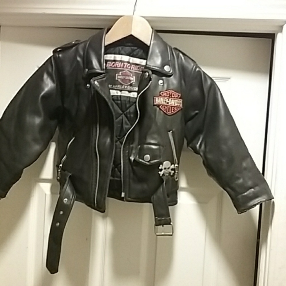 HARLEY DAVIDSON Kids Black Jacket
